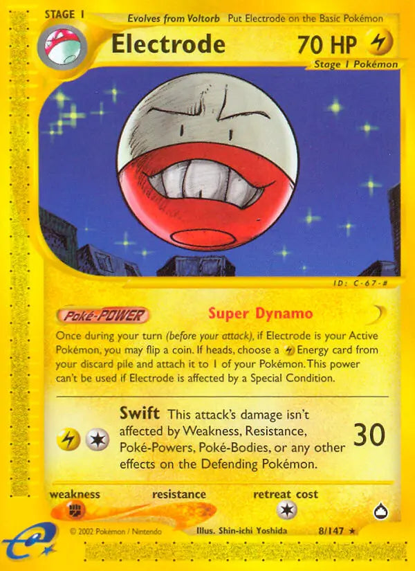 Electrode 8 Aquapolis Pokesingles