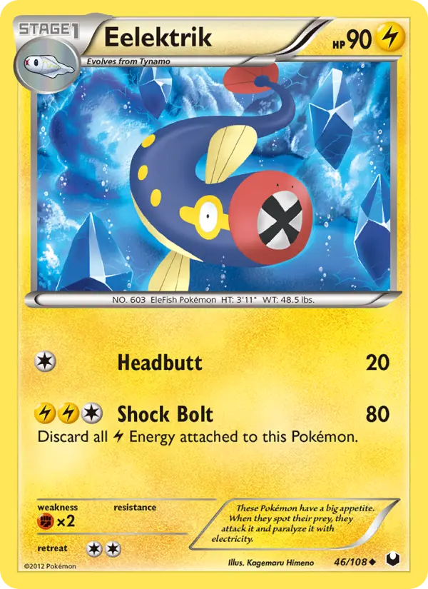 Eelektrik 46 Dark Explorers Pokesingles