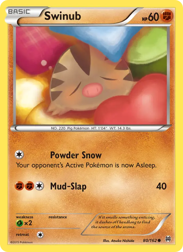 Swinub 80 BREAKthrough Pokesingles