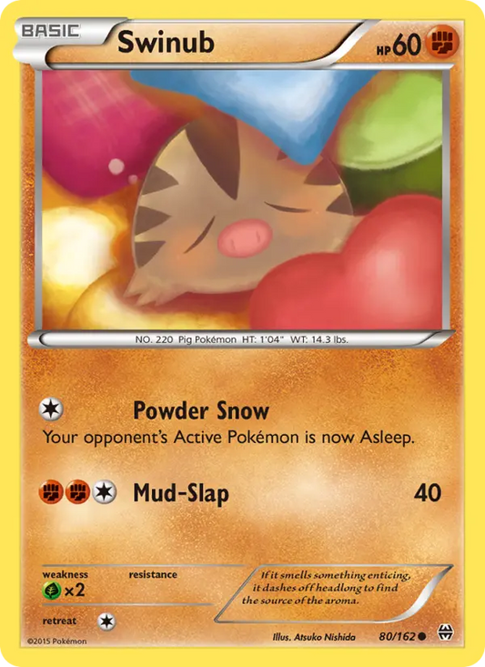 Swinub 80 BREAKthrough Pokesingles