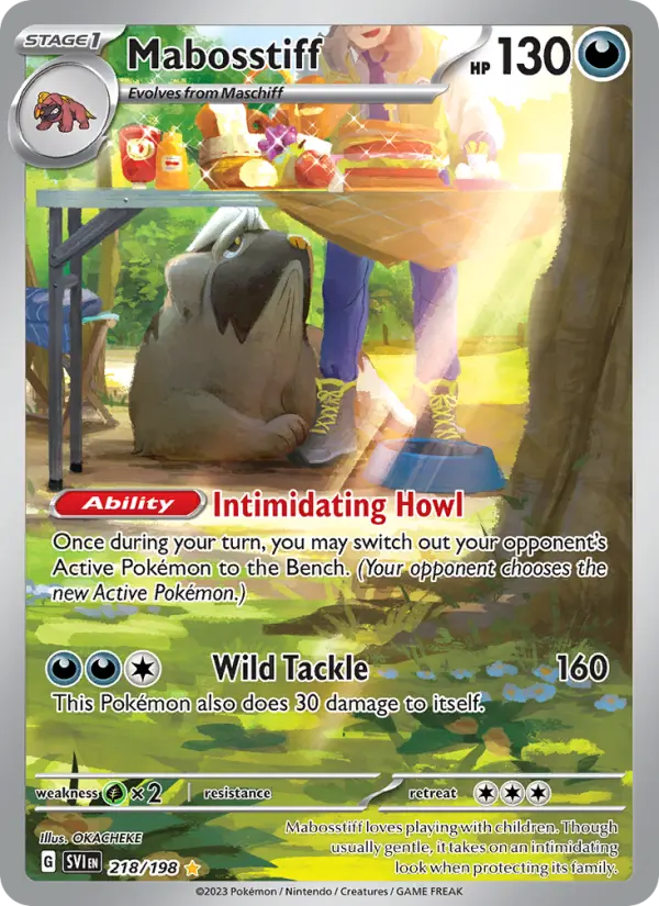 Mabosstiff 218 Scarlet & Violet Pokesingles
