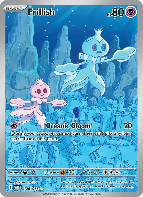 Frillish 126 White Flare Pokesingles