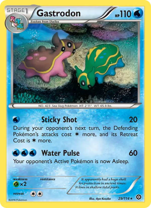 Gastrodon 29 Steam Siege Pokesingles