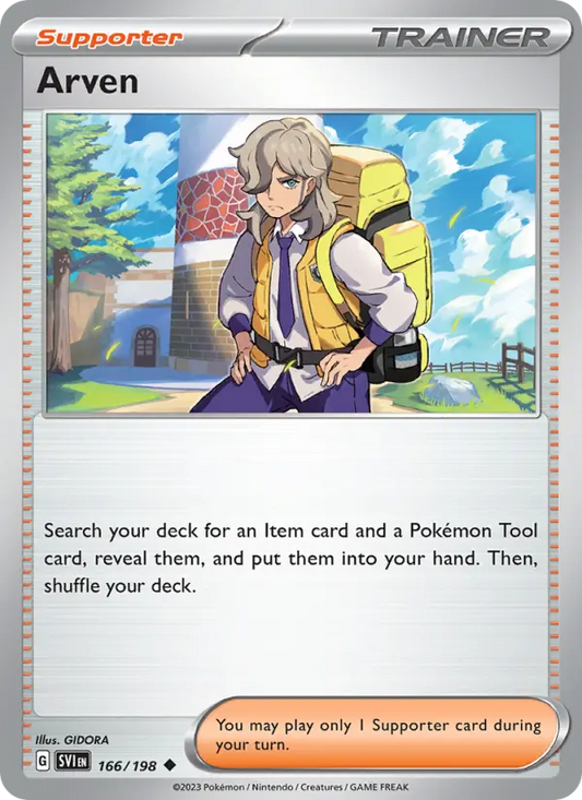 Arven 166 Scarlet & Violet Pokesingles