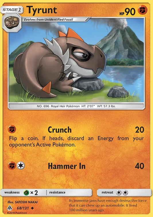 Tyrunt 68 Forbidden Light Pokesingles