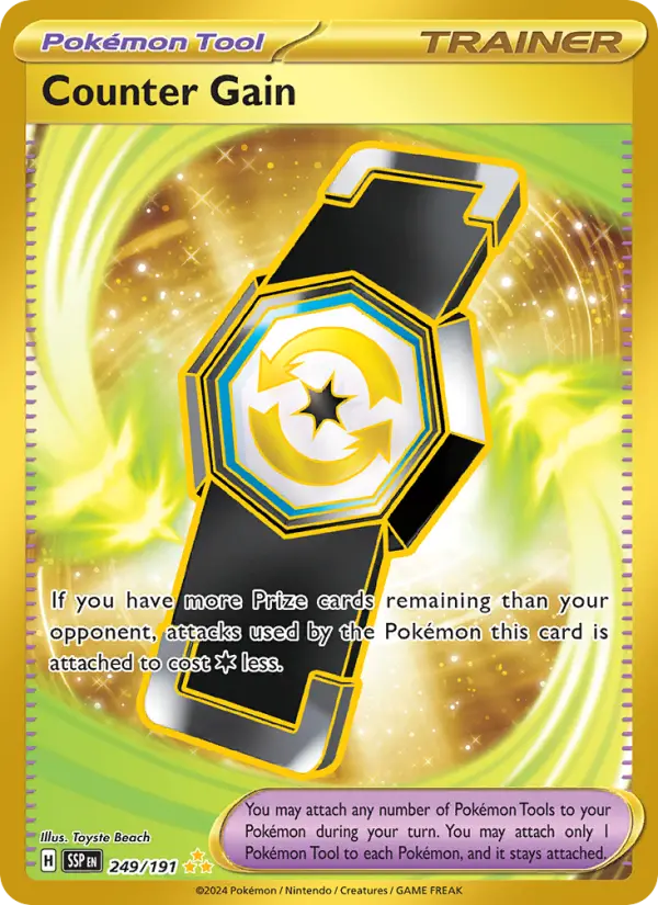 Counter Gain 249 Surging Sparks Pokesingles