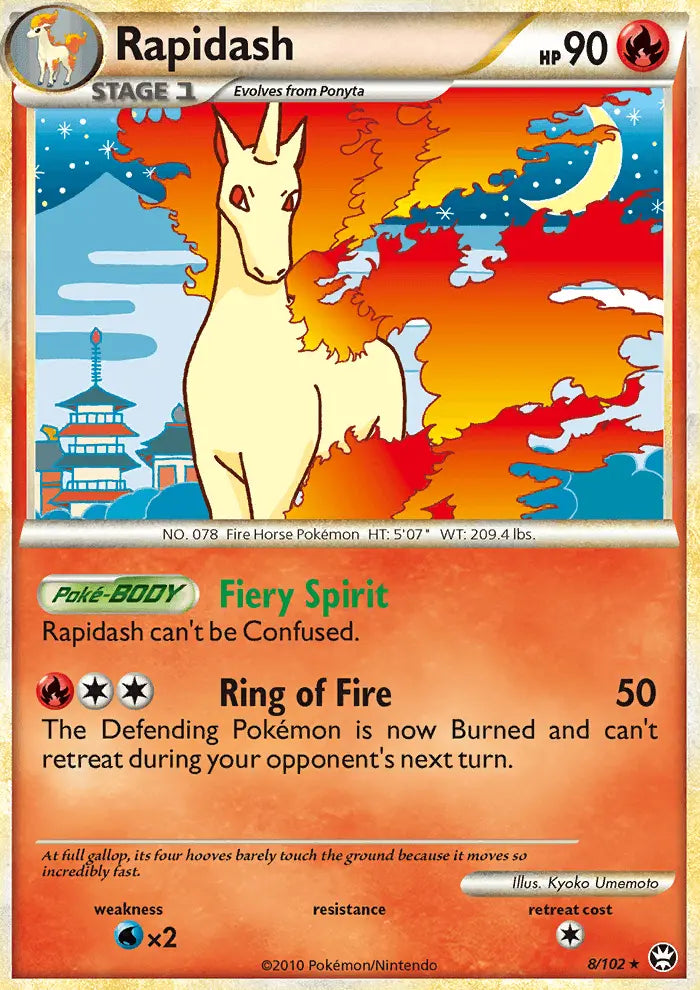 Rapidash 8 Triumphant Pokesingles
