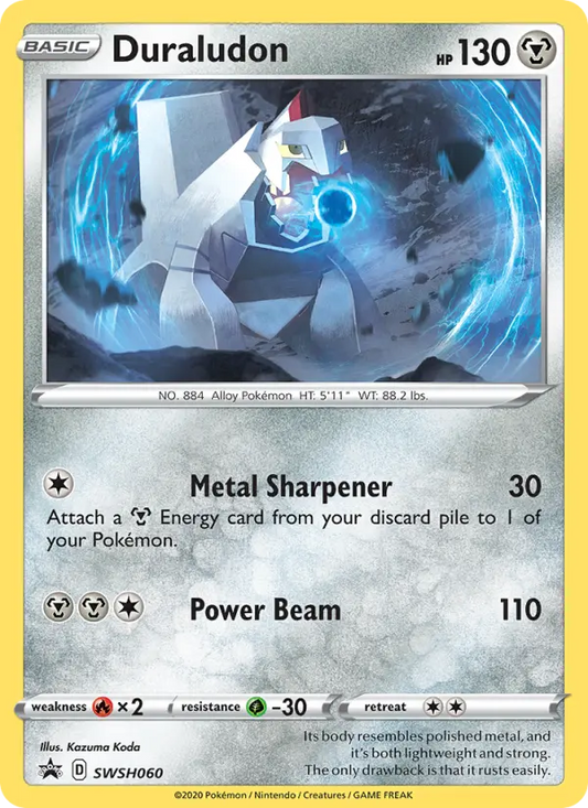 Duraludon SWSH060 SWSH Black Star Promos Pokesingles
