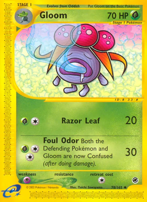 Gloom 78 Expedition Base Set Pokesingles