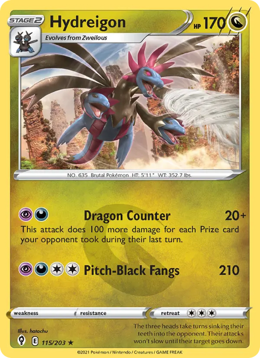 Hydreigon 115 Evolving Skies Pokesingles