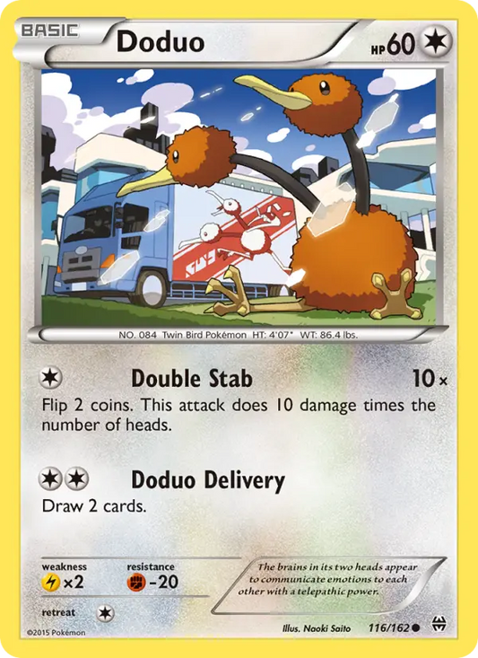 Doduo 116 BREAKthrough Pokesingles