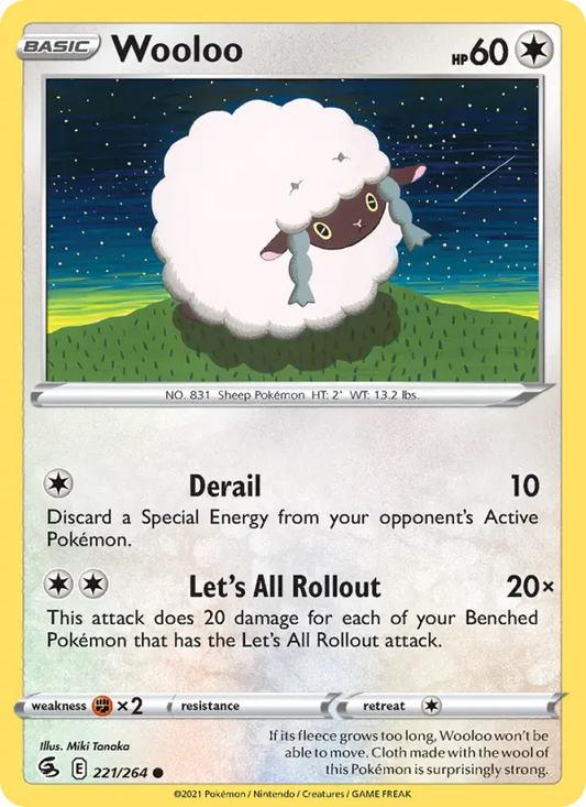 Wooloo 221 Fusion Strike Pokesingles