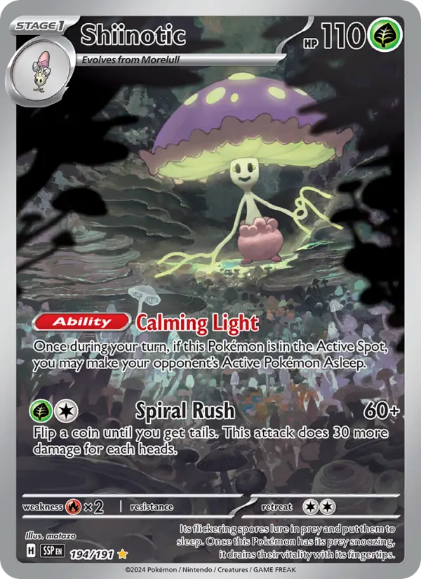 Shiinotic 194 Surging Sparks Pokesingles