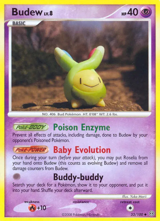 Budew 33 Stormfront Pokesingles