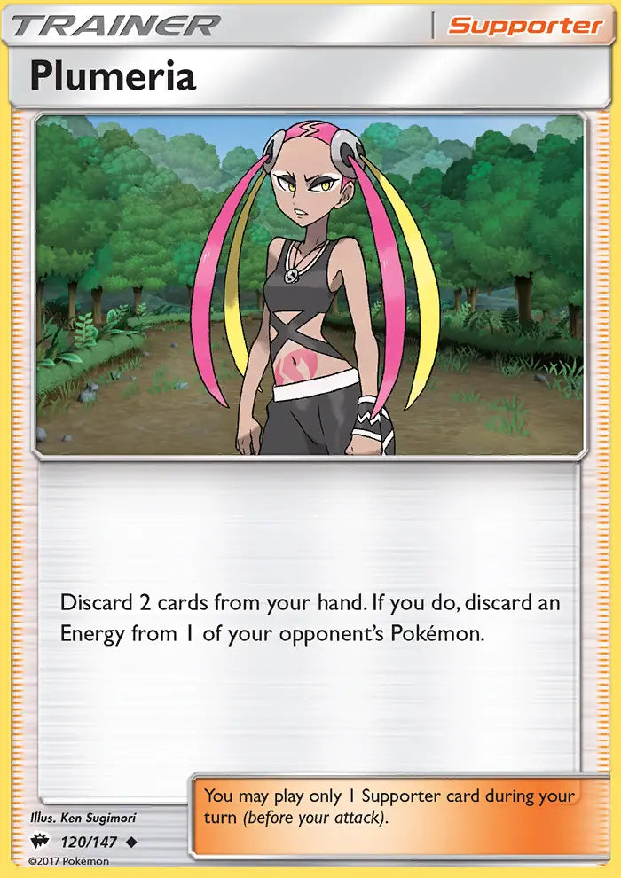 Plumeria 120 Burning Shadows Pokesingles