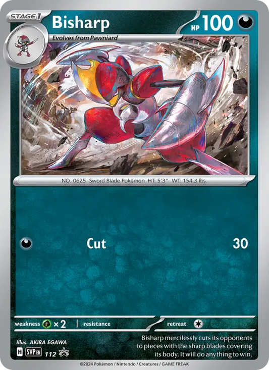 Bisharp 112 SVP Black Star Promos Pokesingles