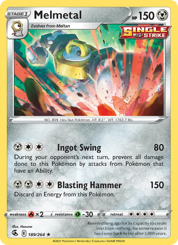 Melmetal 189 Fusion Strike Pokesingles