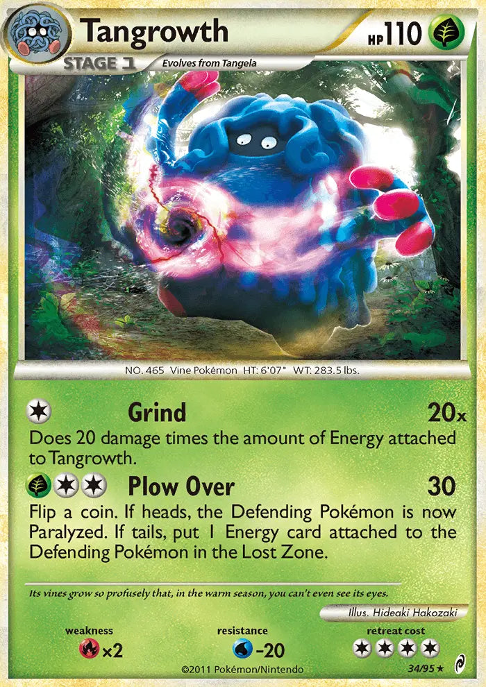 Tangrowth 34 Call of Legends Pokesingles