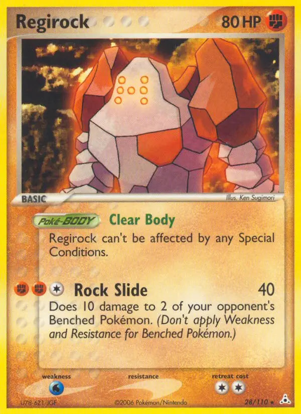 Regirock 28 Holon Phantoms Pokesingles