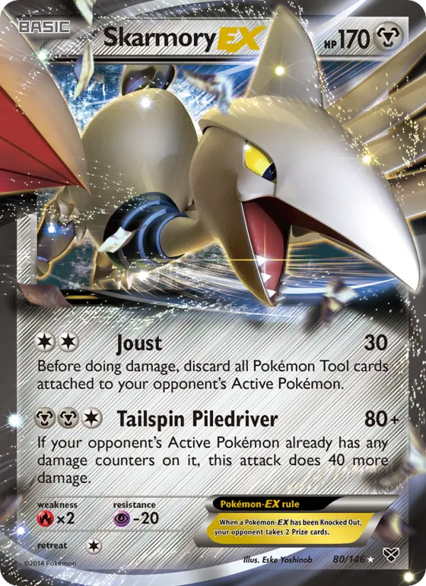Skarmory EX 80 XY Pokesingles