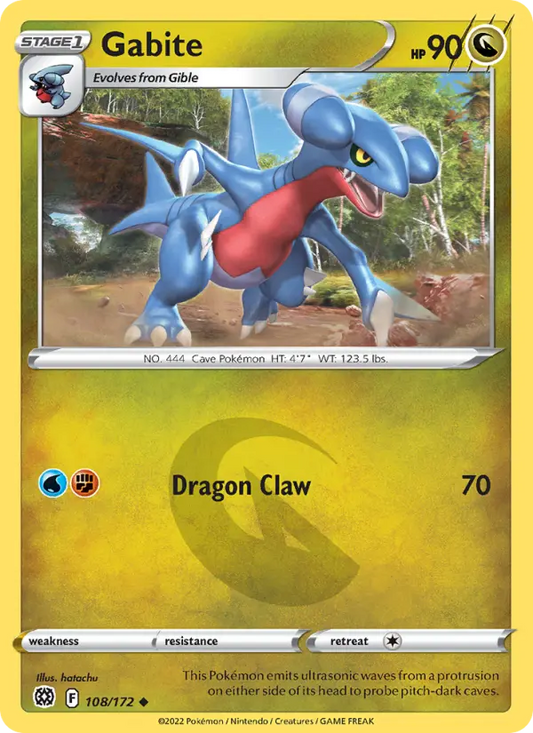 Gabite 108 Brilliant Stars Pokesingles