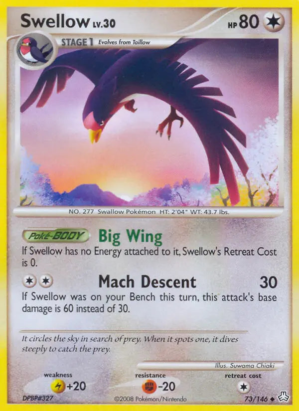 Swellow 73 Legends Awakened Pokesingles