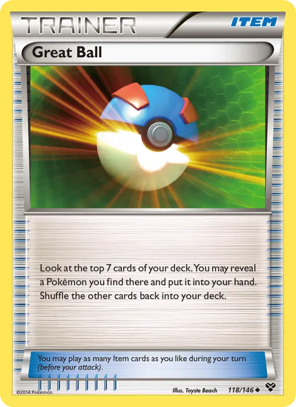 Great Ball 118 XY Pokesingles