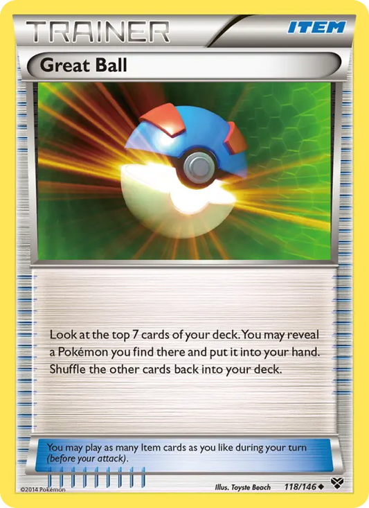 Great Ball 118 XY Pokesingles