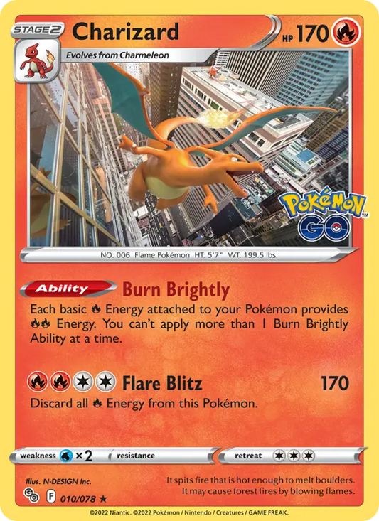 Charizard 10 Pokémon GO Pokesingles