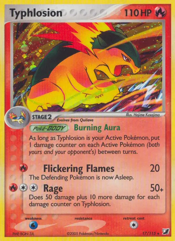 Typhlosion 17 Unseen Forces Pokesingles