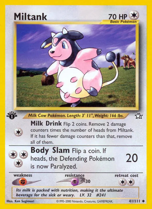 Miltank 41 Neo Genesis Pokesingles