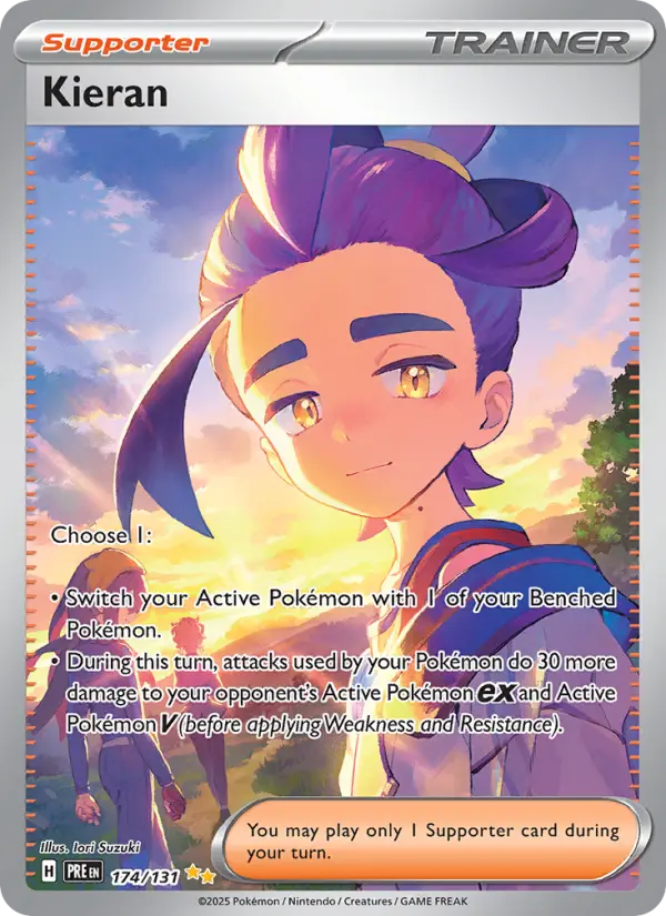 Kieran 174 Prismatic Evolutions Pokesingles