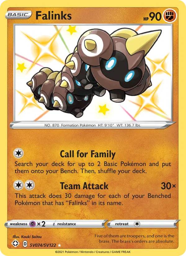 Falinks SV074 Shining Fates Pokesingles