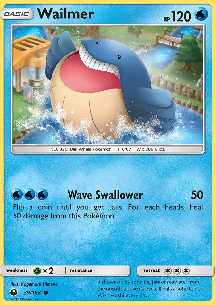 Wailmer 39 Celestial Storm Pokesingles