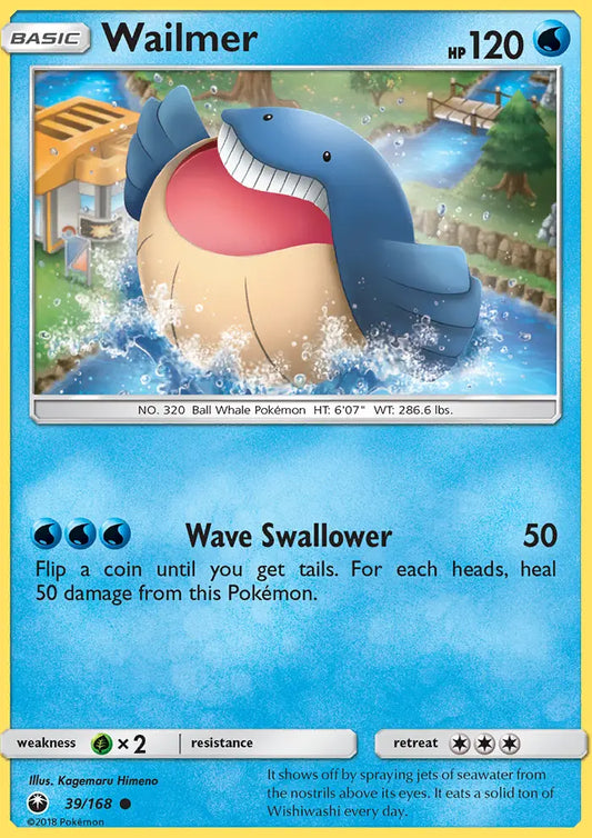 Wailmer 39 Celestial Storm Pokesingles
