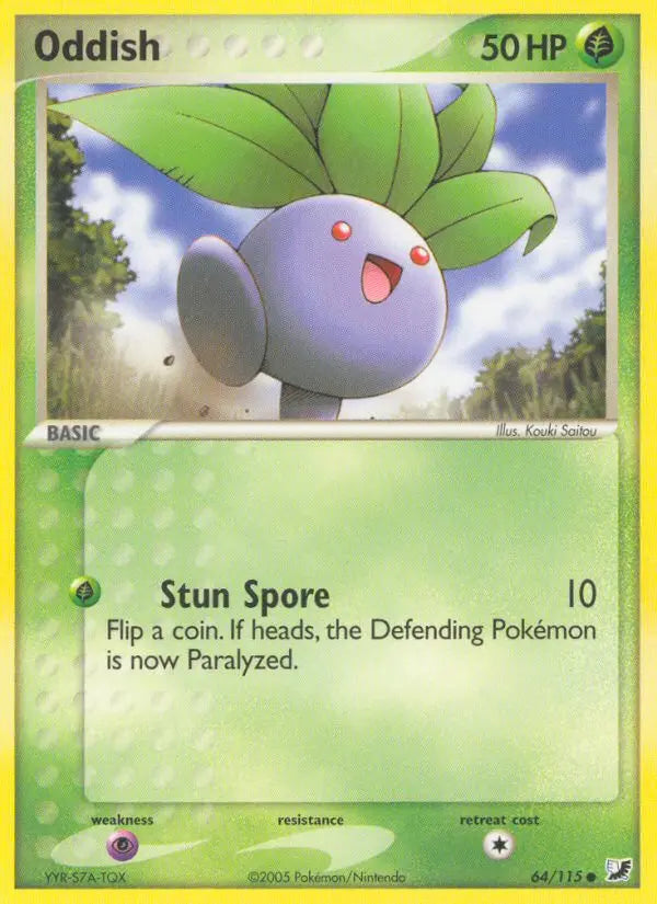 Oddish 64 Unseen Forces Pokesingles