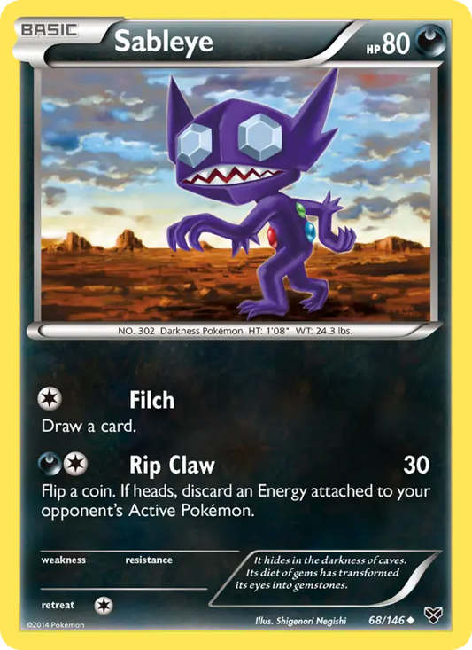Sableye 68 XY Pokesingles