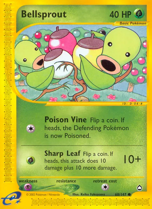 Bellsprout 68 Aquapolis Pokesingles