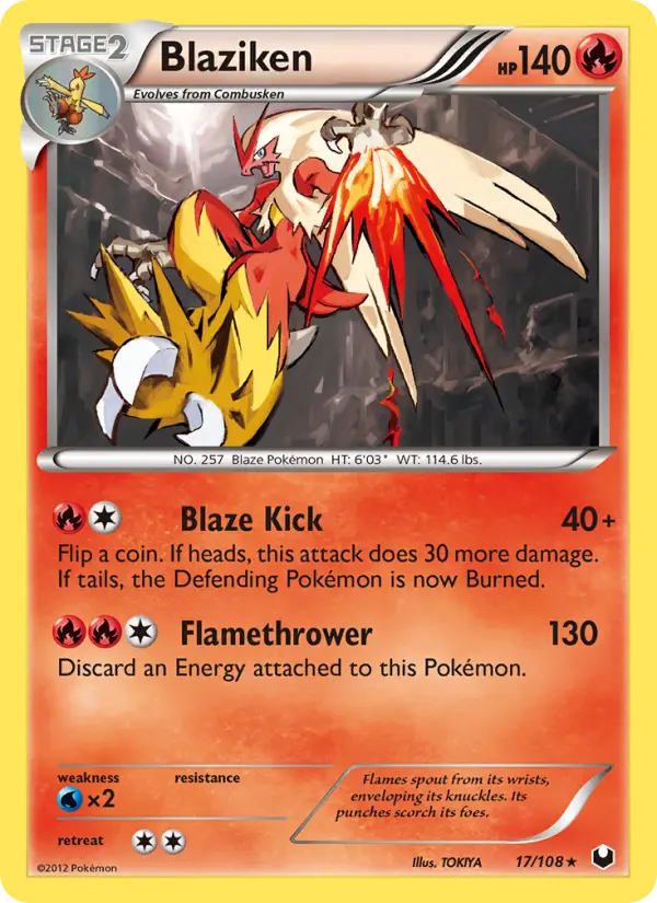 Blaziken 17 Dark Explorers Pokesingles