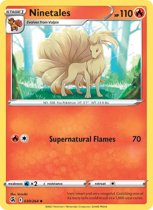 Ninetales 30 Fusion Strike Pokesingles