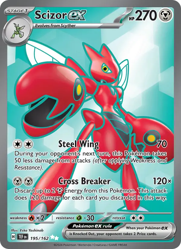 Scizor ex 195 Temporal Forces Pokesingles