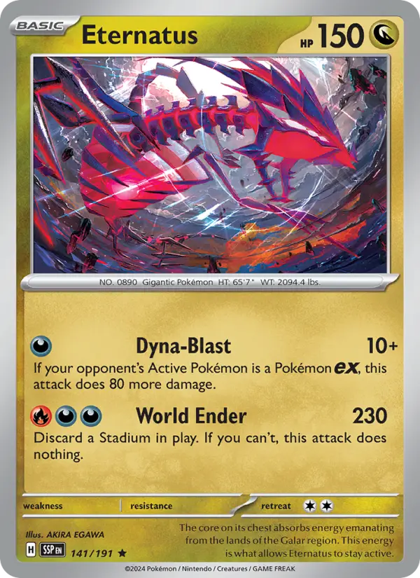 Eternatus 141 Surging Sparks Pokesingles