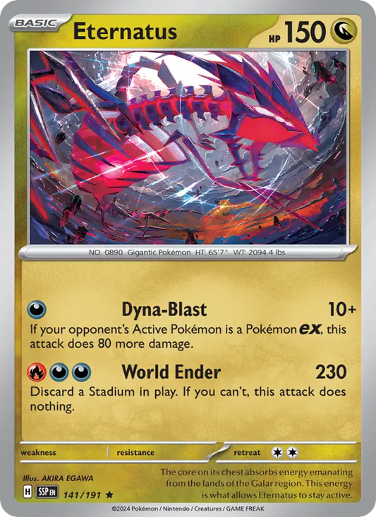 Eternatus 141 Surging Sparks Pokesingles