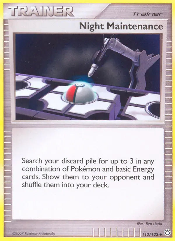 Night Maintenance 113 Mysterious Treasures Pokesingles