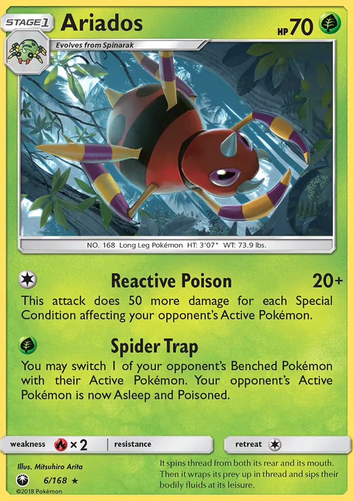 Ariados 6 Celestial Storm Pokesingles