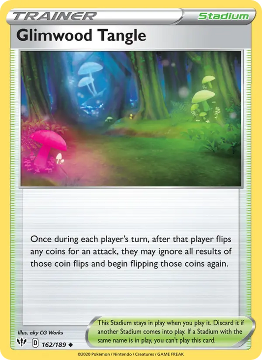 Glimwood Tangle 162 Darkness Ablaze Pokesingles