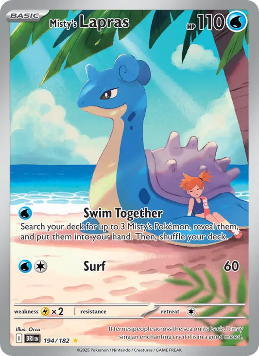 Misty's Lapras 194 Destined Rivals Pokesingles