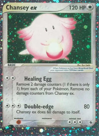 Chansey ex 96 Ruby & Sapphire Pokesingles