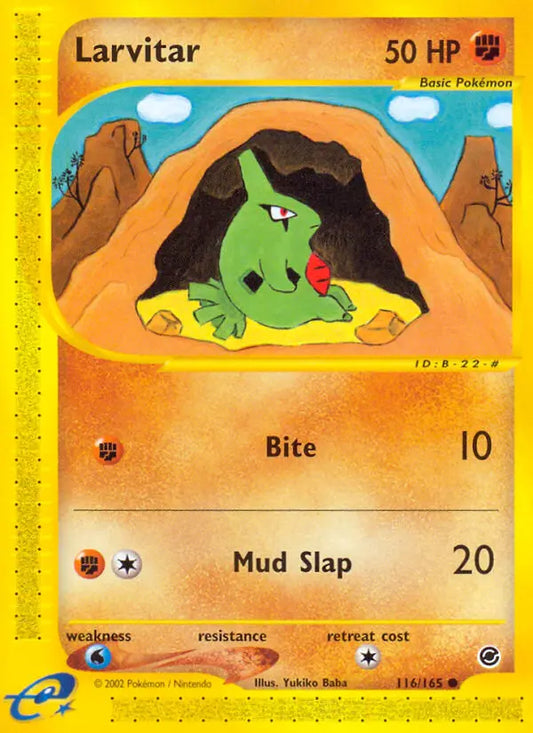 Larvitar 116 Expedition Base Set Pokesingles