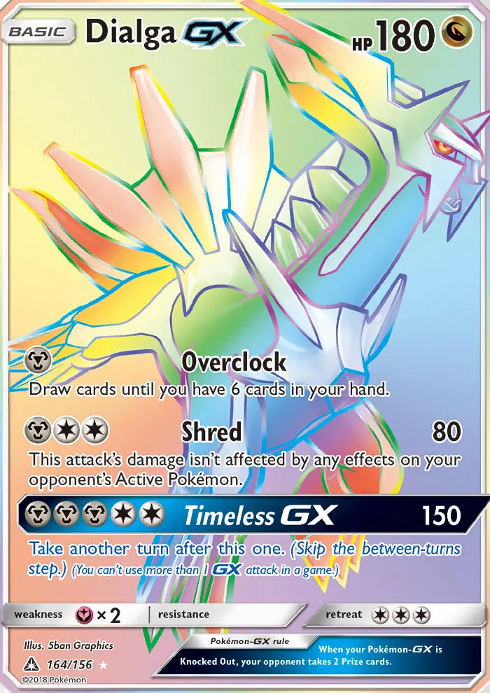 Dialga GX 164 Ultra Prism Pokesingles